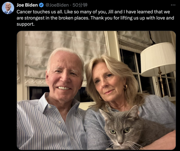 华夏配资炒股 确诊恶性前列腺癌后，拜登首次发声