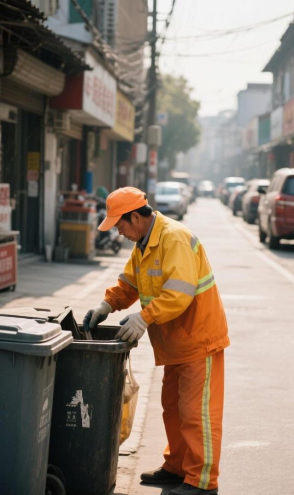 炒股票配资 环卫工翻垃圾为何不令人感动了 日常化与理性认知